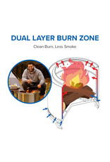 Napoleon Napoleon Napoleon Medium Timberwolf SS Wood Fire Pit - July - NWFPMTI-SS