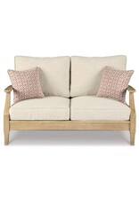 Ashley Furniture Ashley Furniture by Signature Design - Clare View Loveseat W/Cushion in Beige - P801-835
