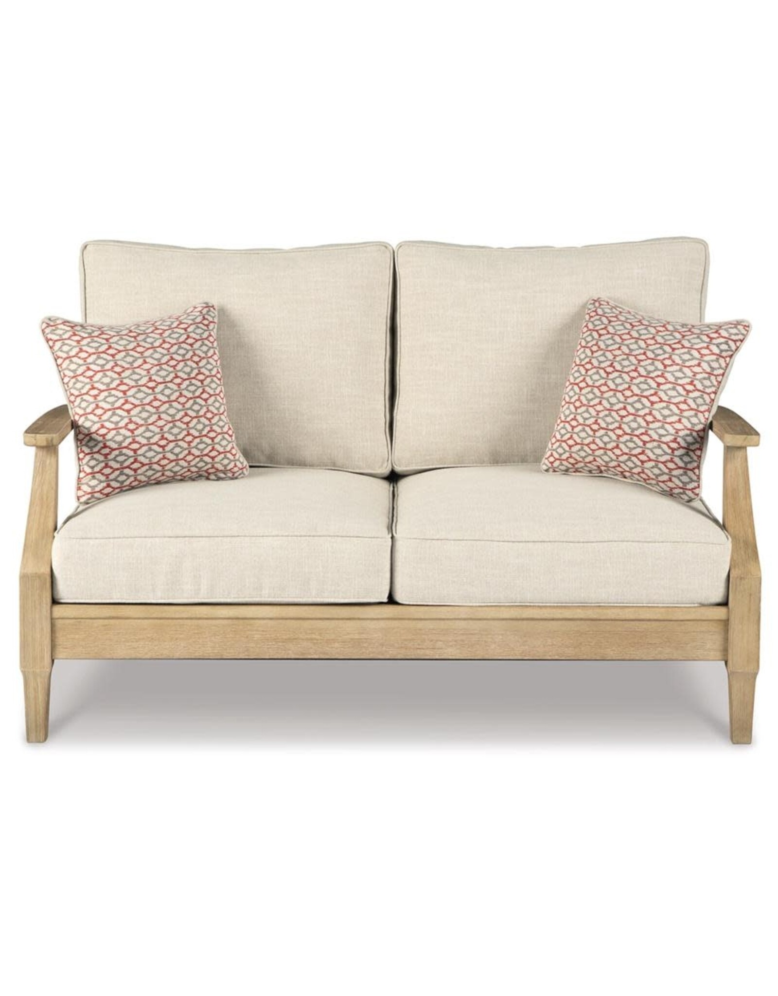 Ashley Furniture Ashley Furniture by Signature Design - Clare View Loveseat W/Cushion in Beige - P801-835