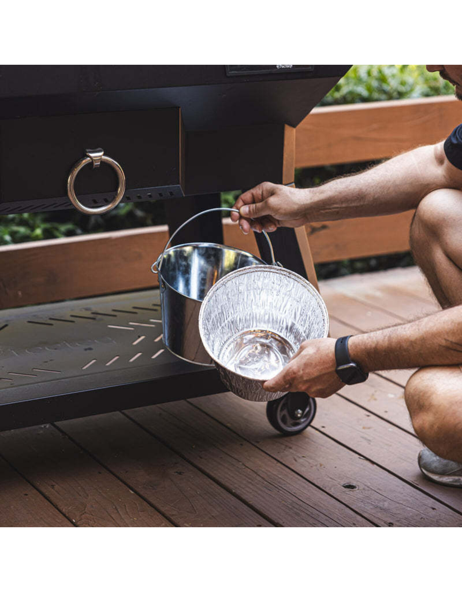 Recteq Recteq Large Aluminum Grease Drip Bucket Foil Liner 5 Pack - ACLRGBCKLNR