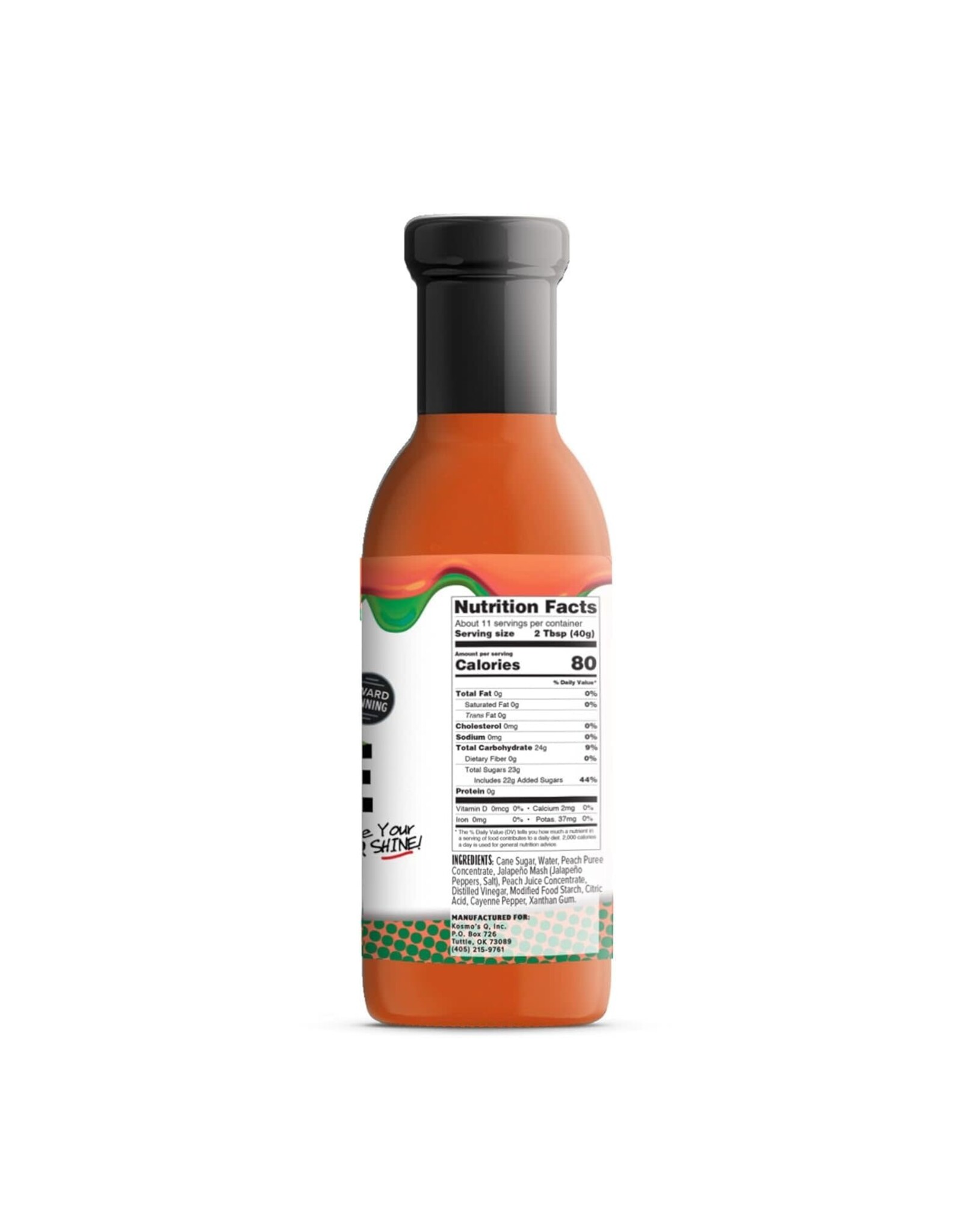 Kosmos Kosmos Peach Jalapeno BBQ Glaze KOS-PCHJALA