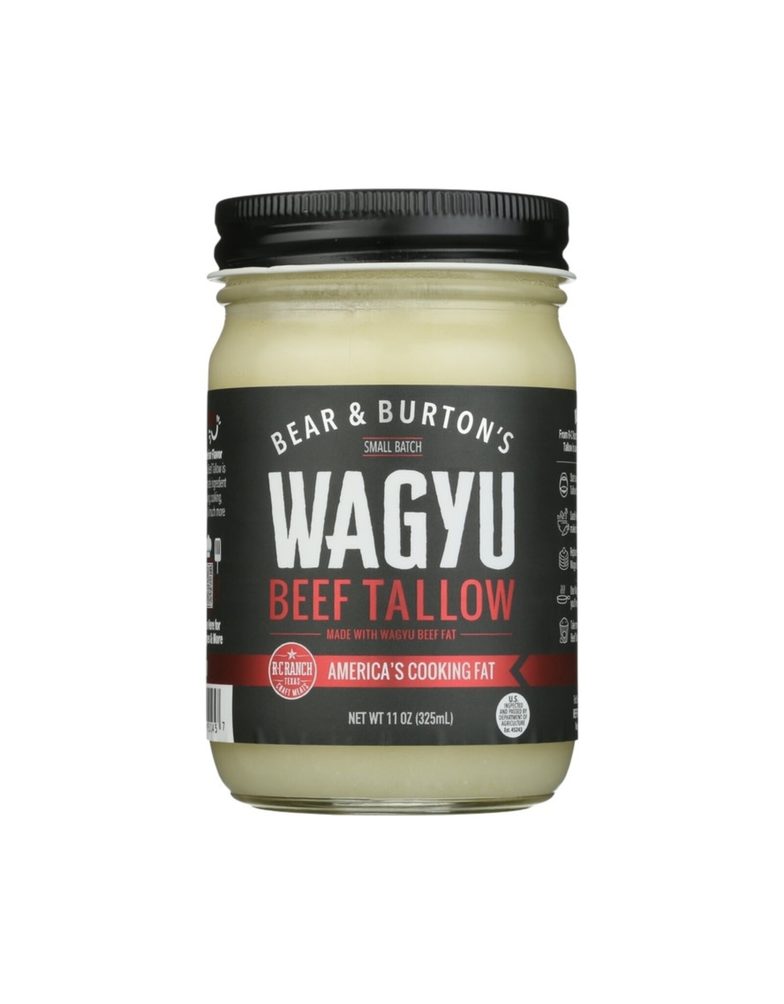 Bear & Burton's Bear & Burton's Beef Tallow, Wagyu, 10 oz Jar -