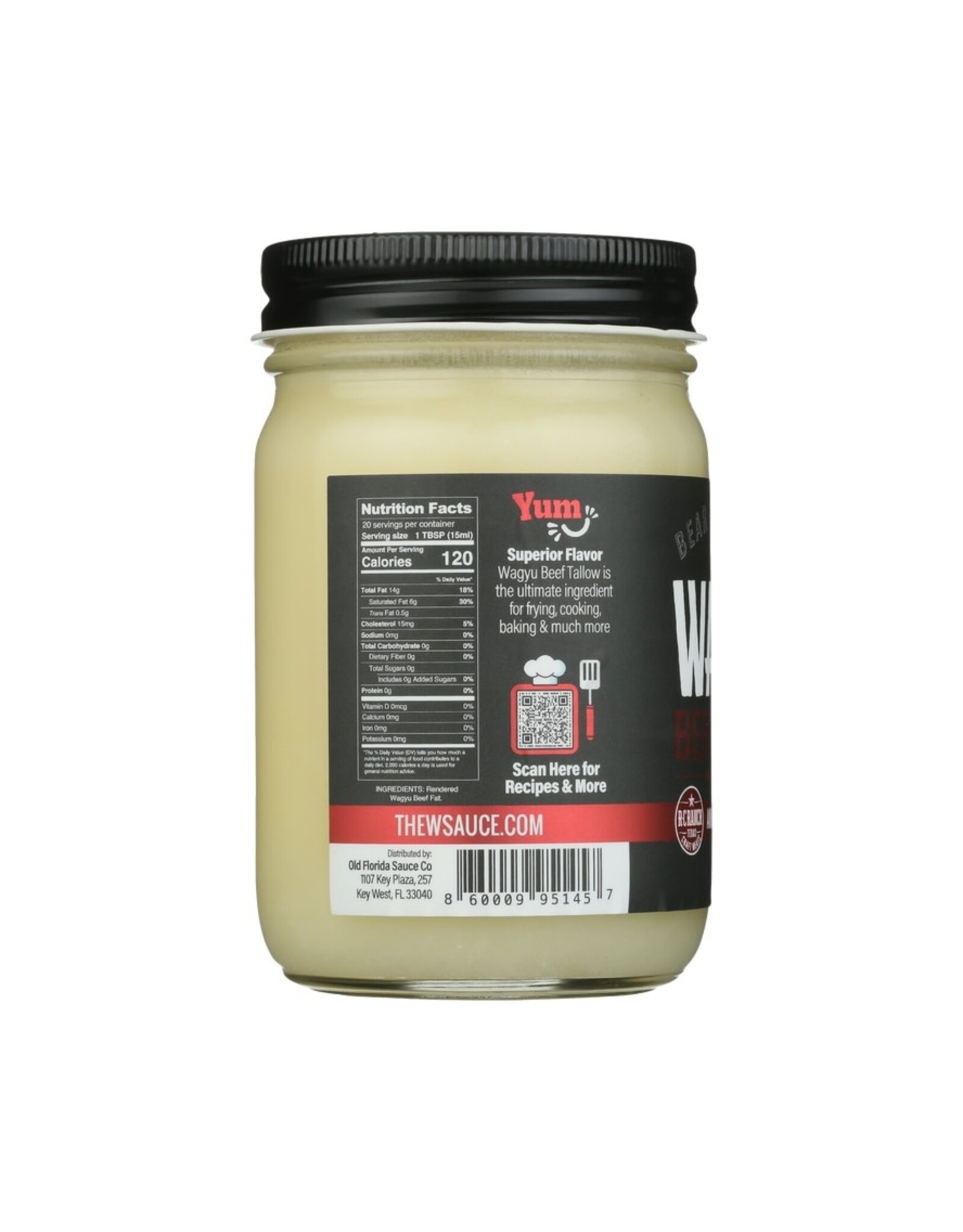 Bear & Burton's Bear & Burton's Beef Tallow, Wagyu, 10 oz Jar -