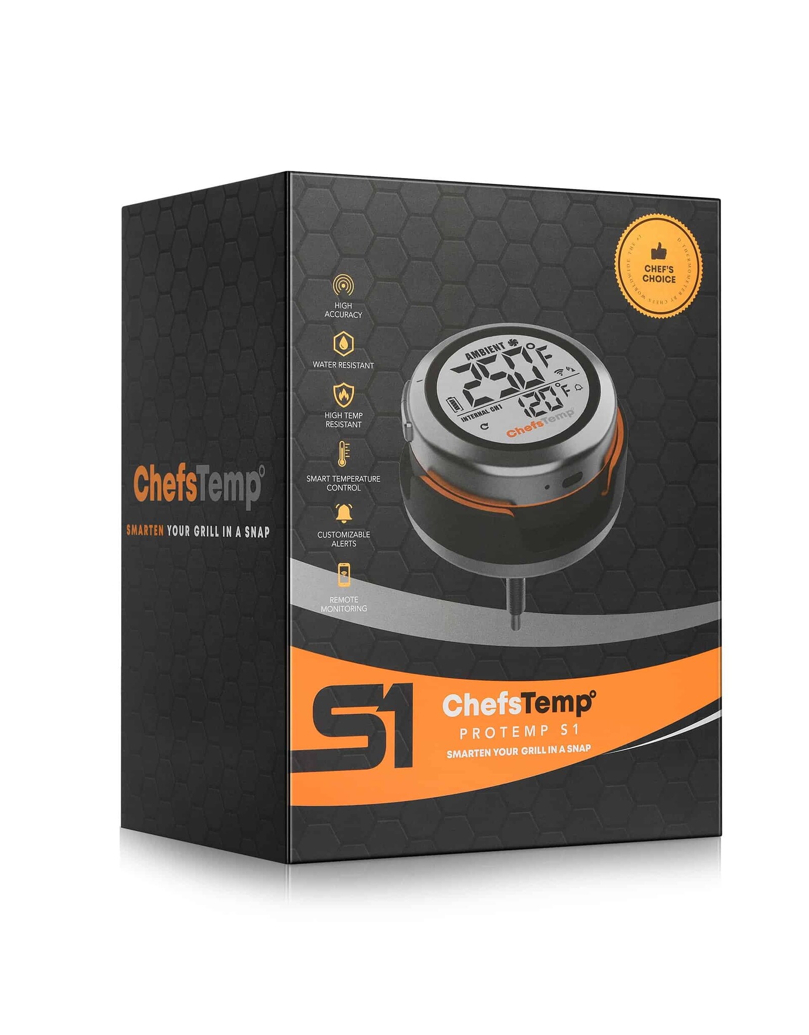 ChefsTemp ChefsTemp ProTemp S1 Smart Grill Gauge for Big Green Egg Only - PROTEMPS1BGE