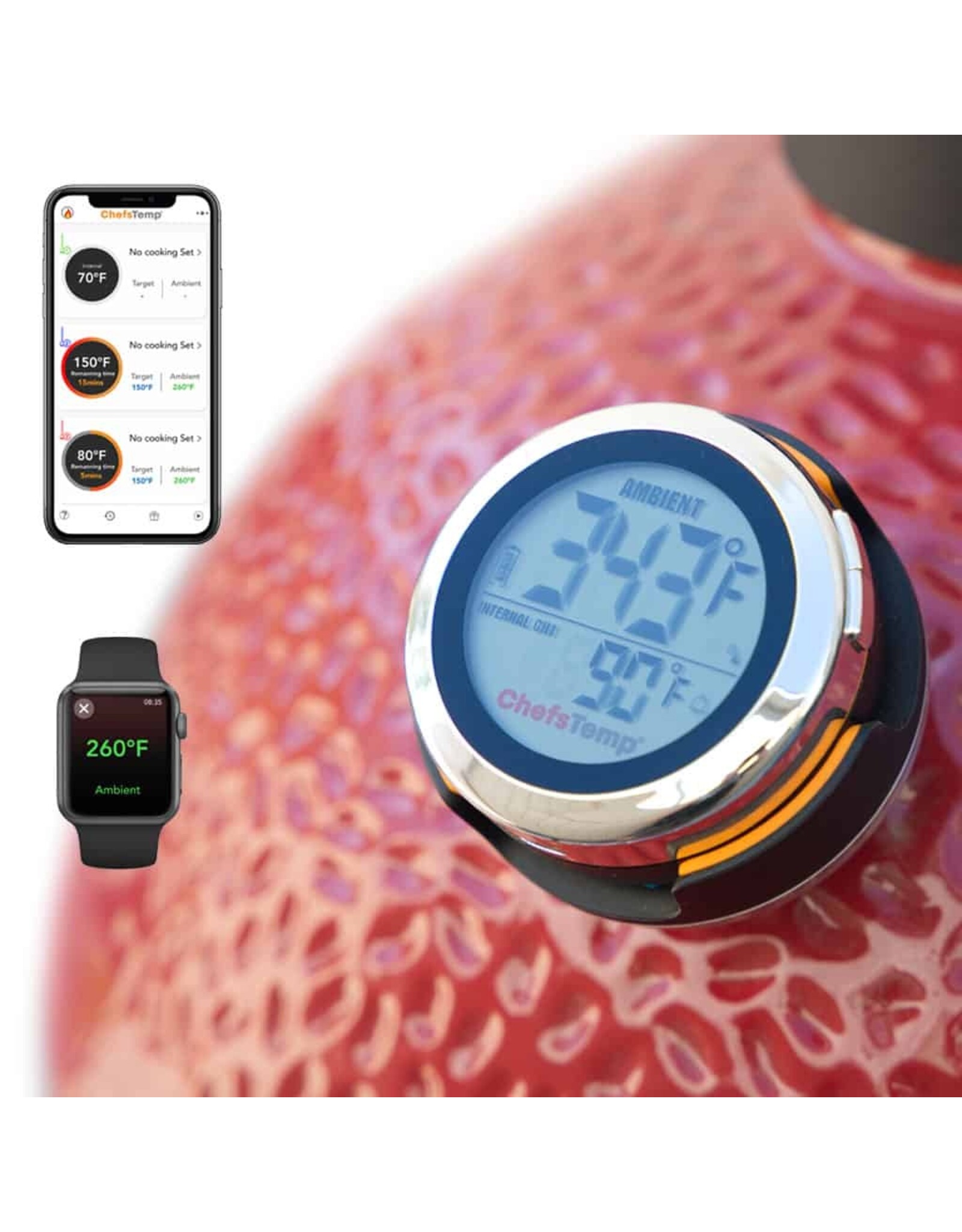 ChefsTemp ChefsTemp ProTemp S1 Smart Grill Gauge for Big Green Egg Only - PROTEMPS1BGE