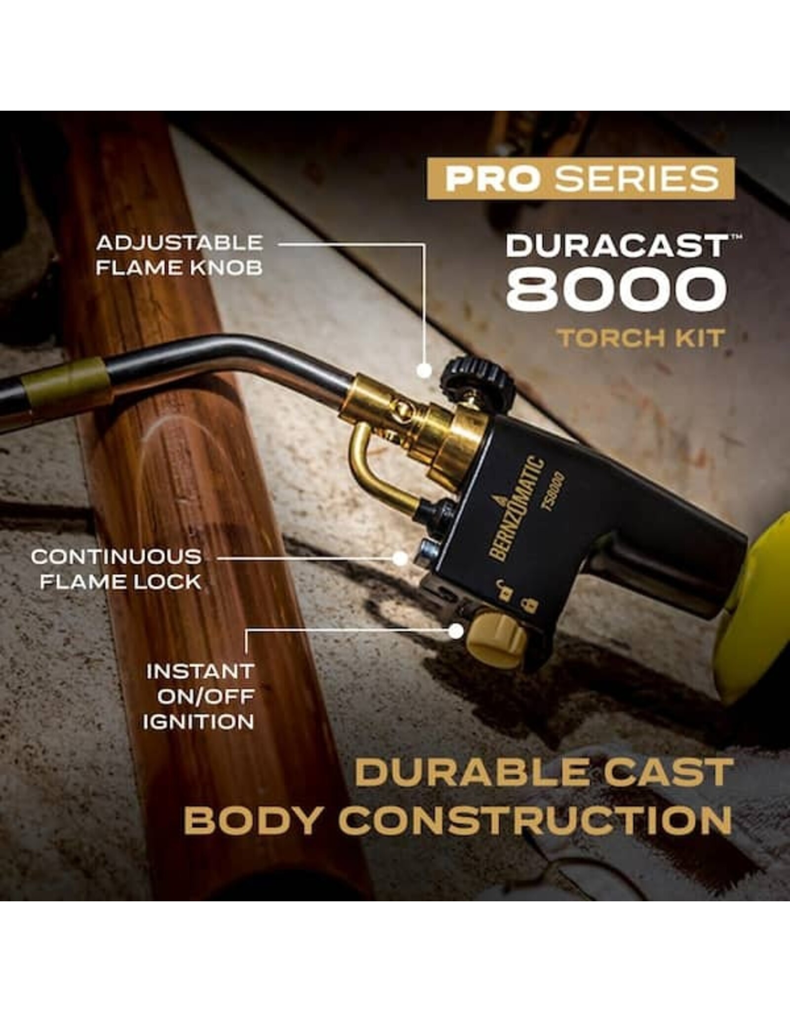 BernzOmatic Pro Series Duracast 8000 Torch Kit - TS8000BZKC