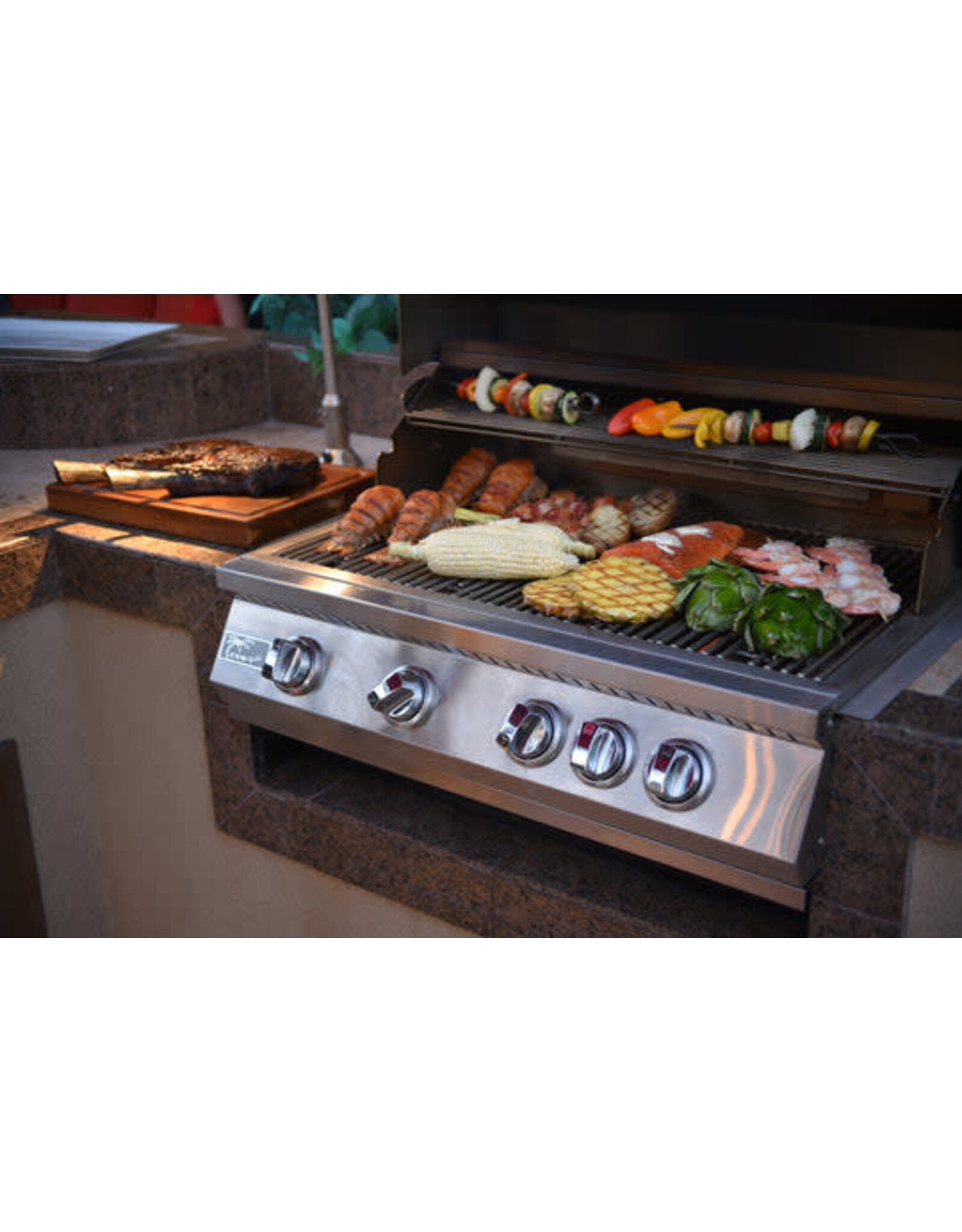 KoKoMo Grills KoKoMo 4 Burner Built In Natural Gas Grill - KO-BAK4BG-NG