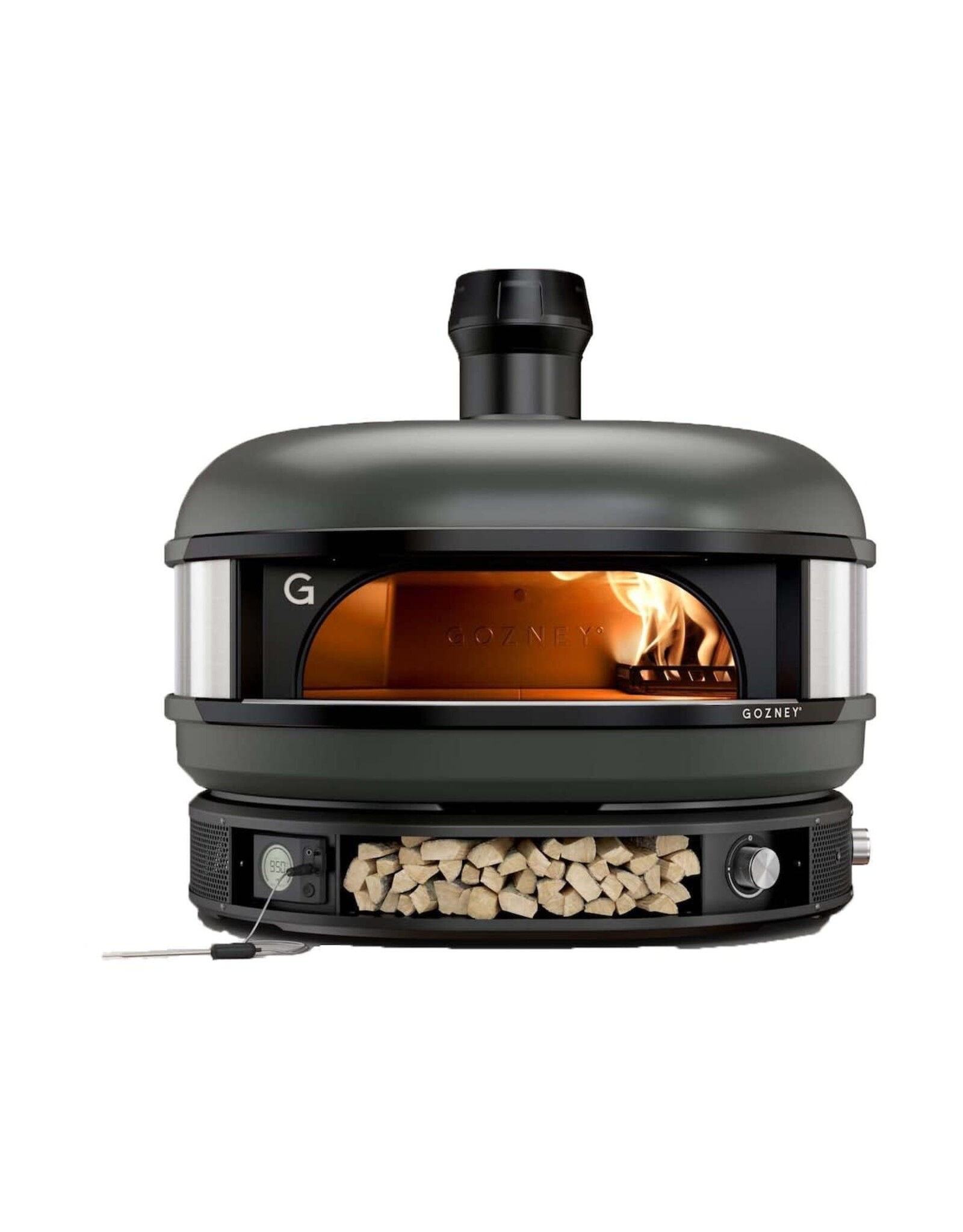 Gozney Gozney 29" Dome Natural Gas/Wood Outdoor Pizza Oven - Off Black - GDNOBUS1625