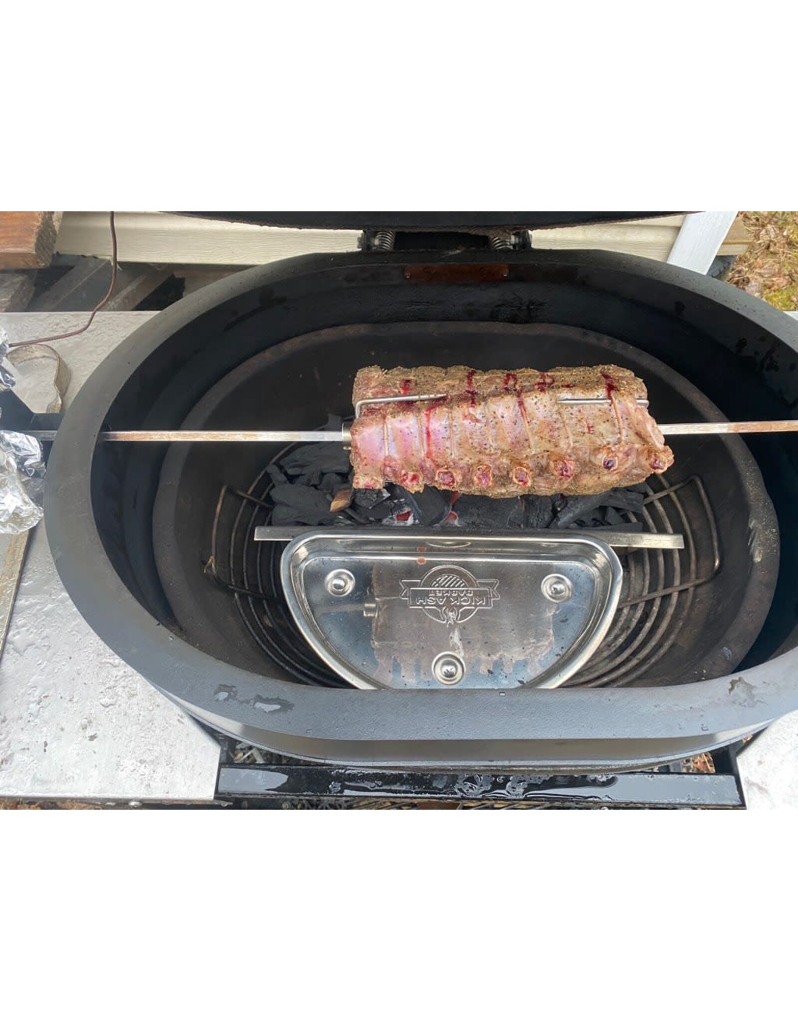 Kick Ash Basket Kick Ash Basket For X-Large Primo Oval Grill - KAB-OX-SS