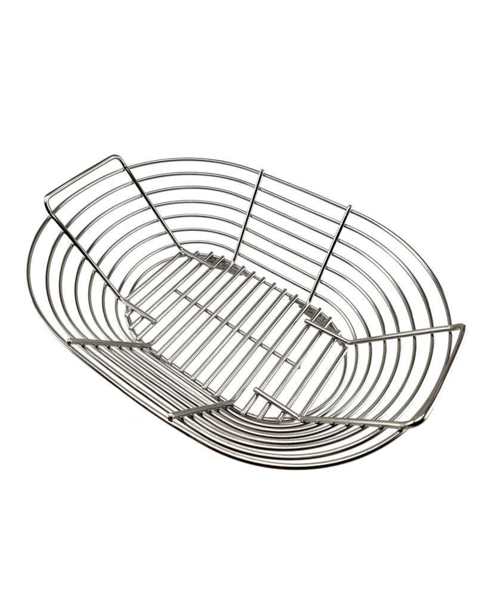 Kickash Basket Kick Ash Basket For Large Oval Primo Grill - KAB-OL-SS