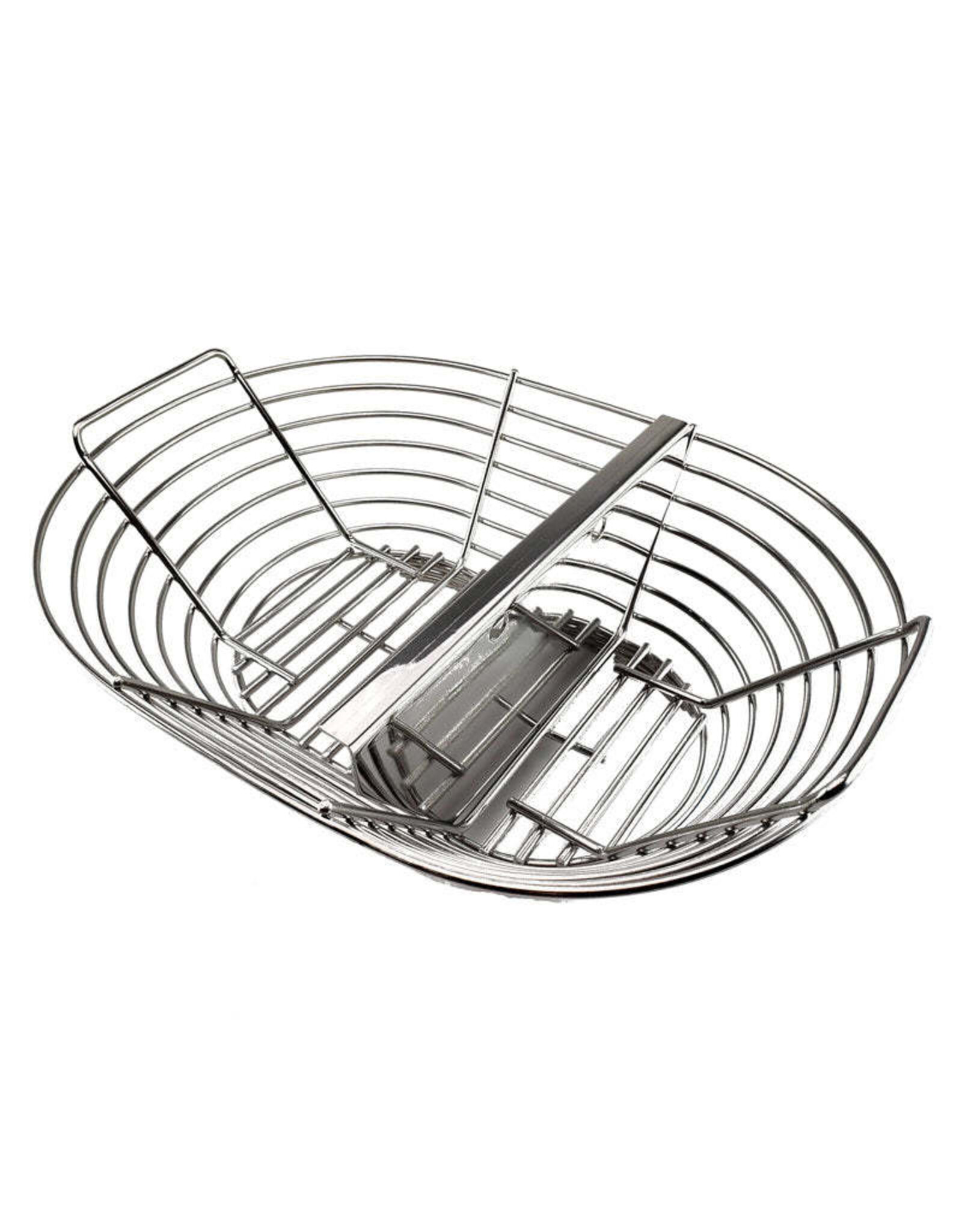 Kickash Basket Kick Ash Basket For Large Oval Primo Grill - KAB-OL-SS