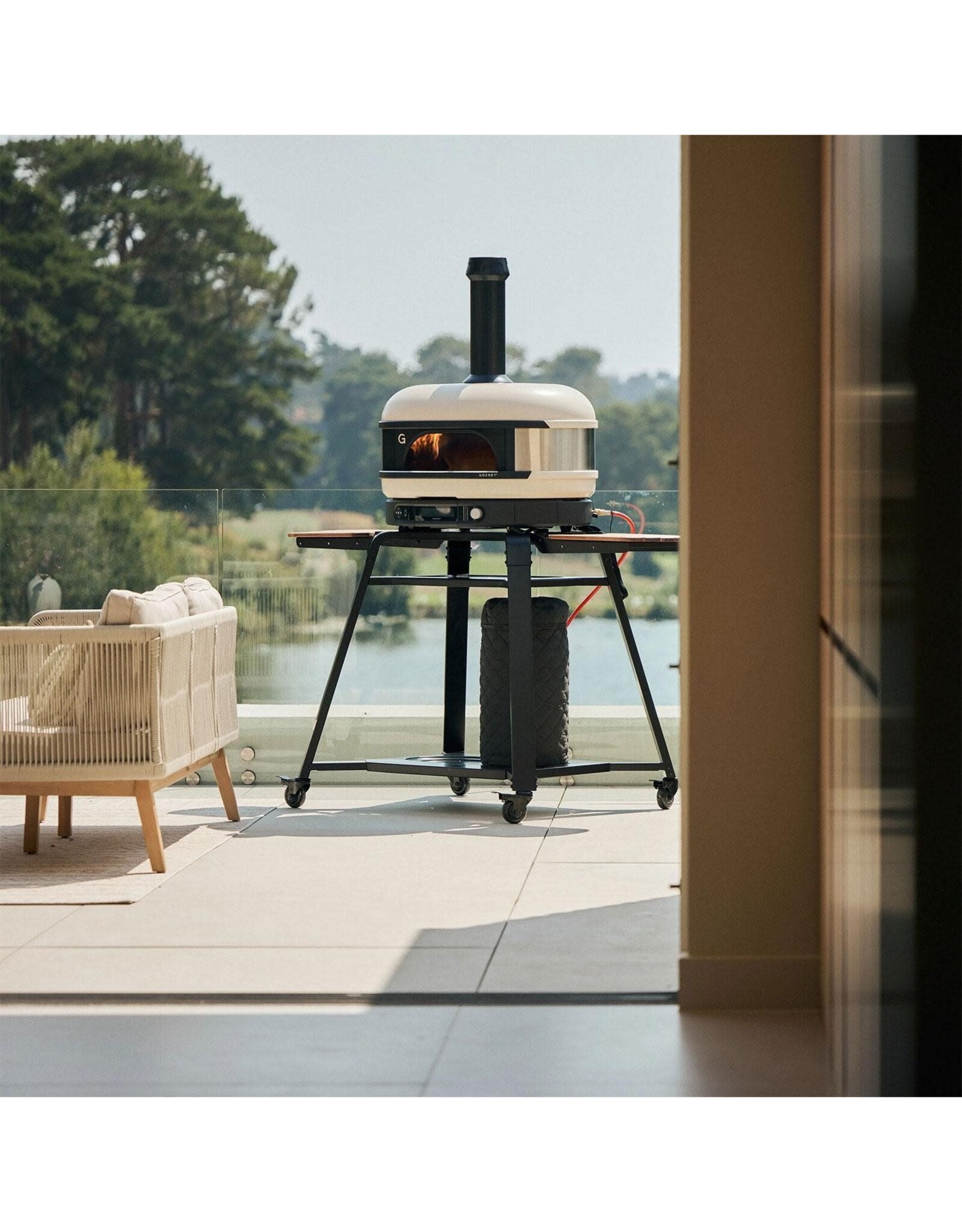 Gozney Gozney Dome  Gen 2 & XL Pizza Oven Stand with Folding Shelves - AM1985