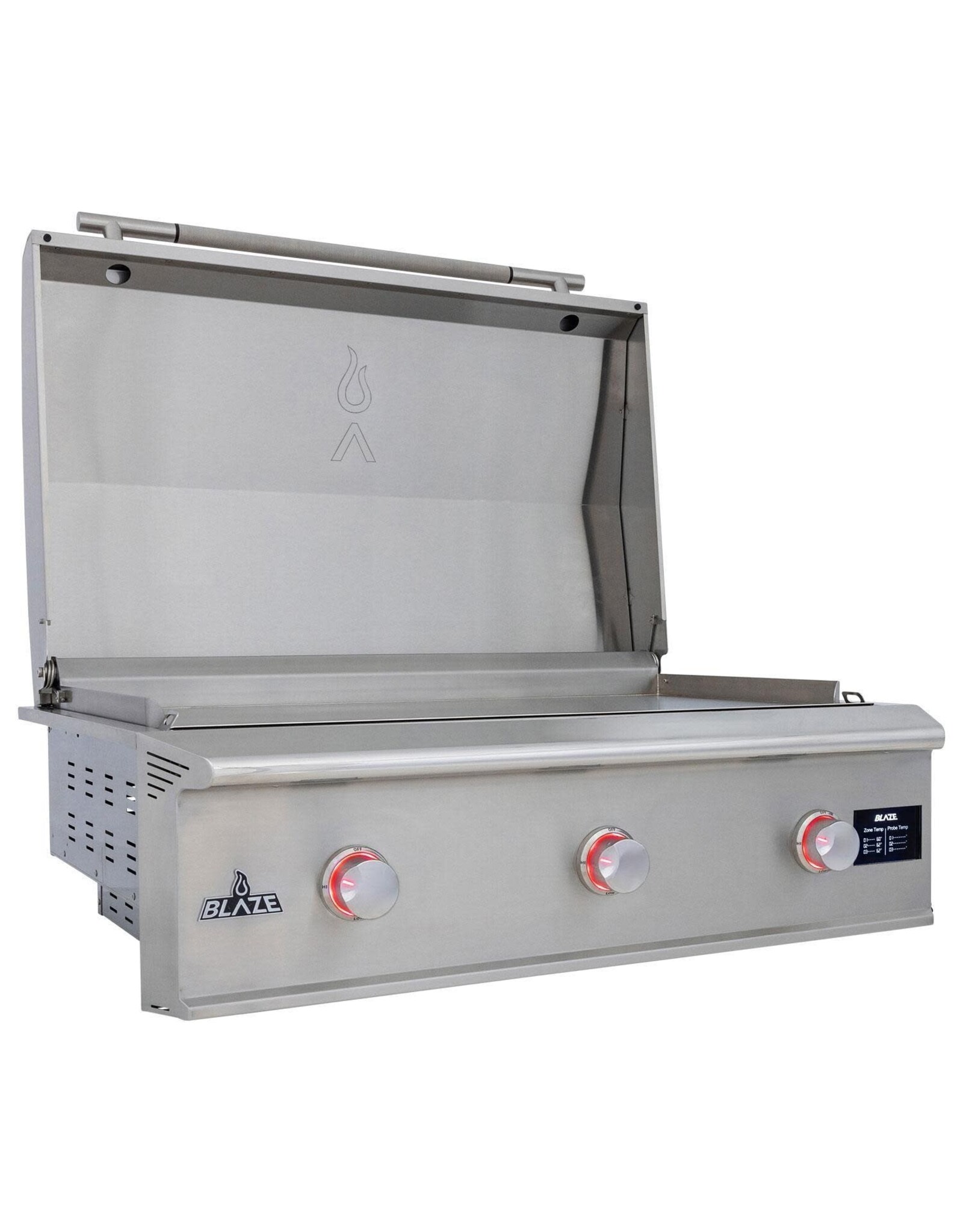 Blaze Outdoor Products Blaze LTE PRO 40-Inch Built-in Natural Gas Griddle w/ Digital Temperature Screen & Lift-Assist Lid - BLZ-GRIDDLE40-NG