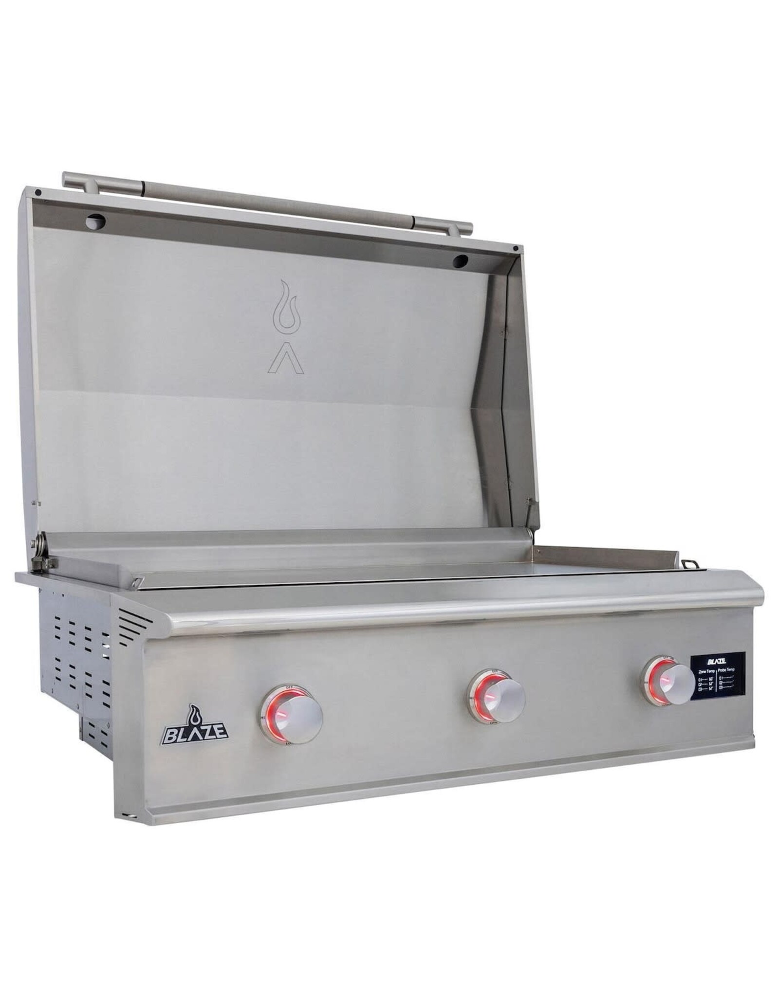 Blaze Outdoor Products Blaze LTE PRO 40-Inch Built-in Propane Gas Griddle w/ Digital Temperature Screen & Lift-Assist Lid - BLZ-GRIDDLE40-LP