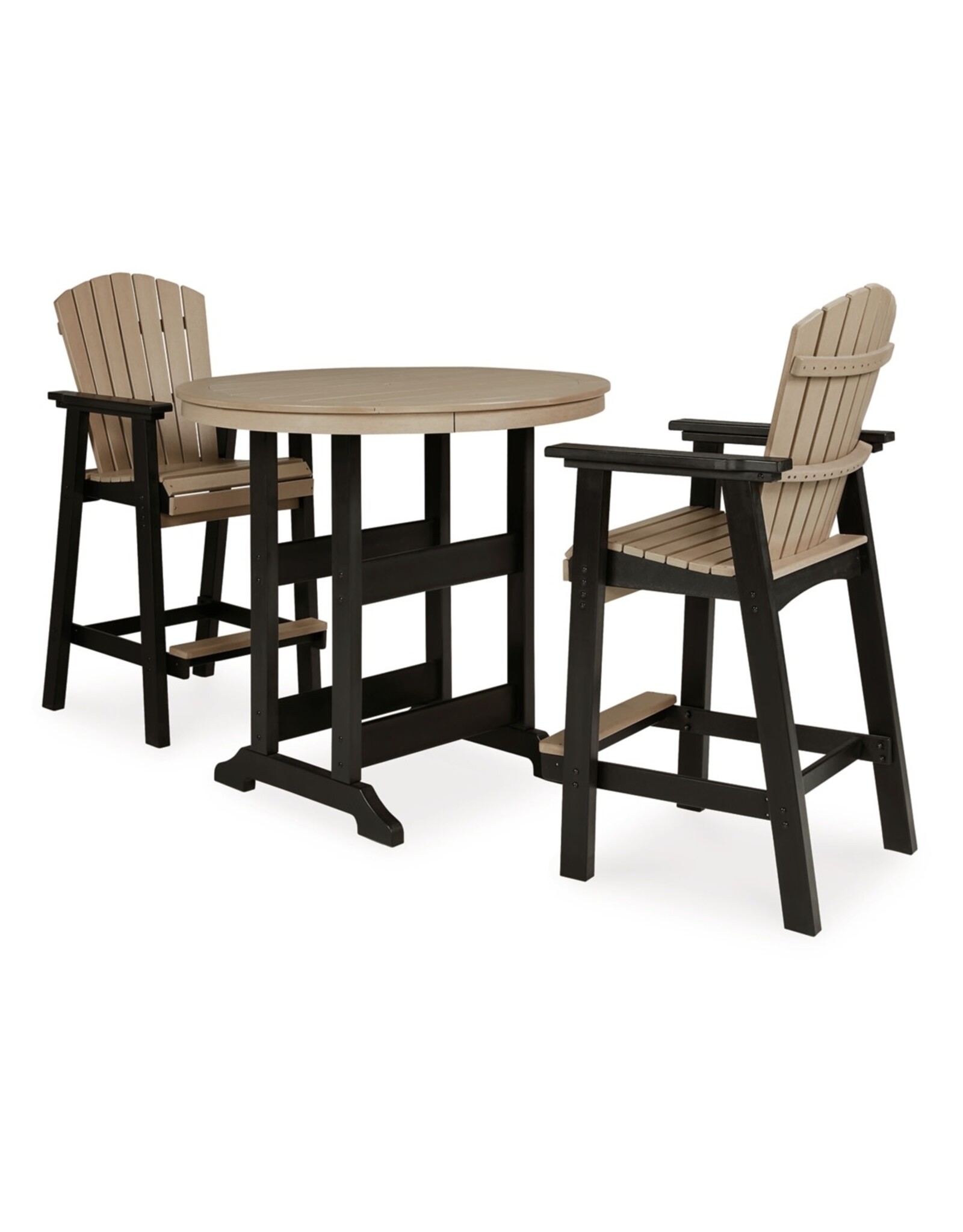 Ashley Furniture Ashley Furniture - Fairen Trail Outdoor Bar Table and 2 Barstool - P211-3PC
