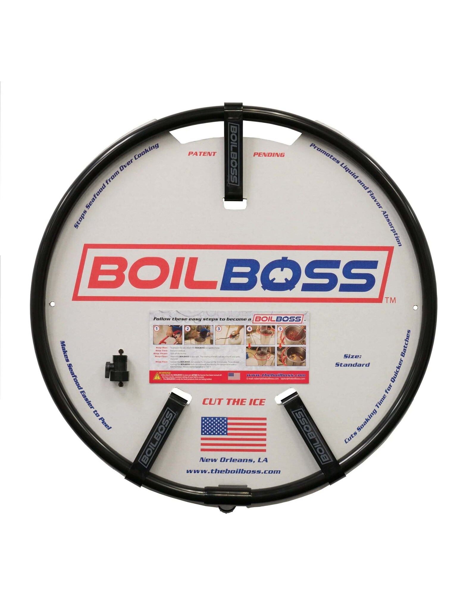 Boil Boss Boil Boss - Crawfish Boil Pot Cooler - Black - BoilBoss-B