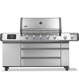 Napoleon Napoleon Prestige PRO 665 Elite 5-Burner Natural Gas Grill w/ Smart Technology & Electric Smoker Box - PRO665VXRSIBNSS
