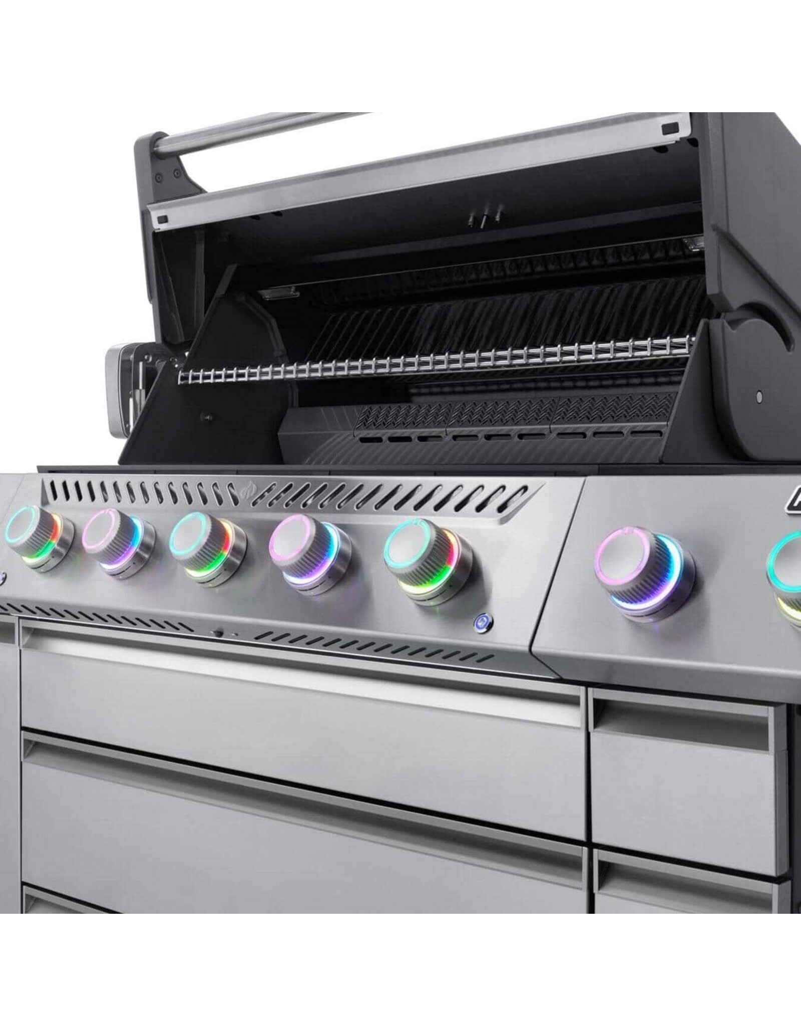 Napoleon Napoleon Prestige PRO 665 Elite 5-Burner Natural Gas Grill w/ Smart Technology & Electric Smoker Box - PRO665VXRSIBNSS