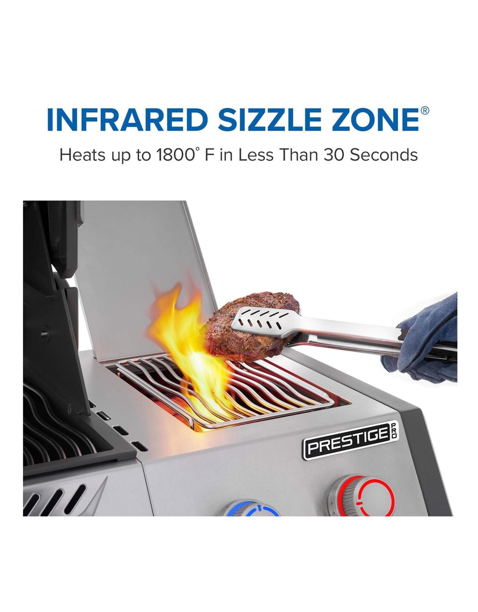 Napoleon Napoleon Prestige PRO 665 Elite 5-Burner Natural Gas Grill w/ Smart Technology & Electric Smoker Box - PRO665VXRSIBNSS