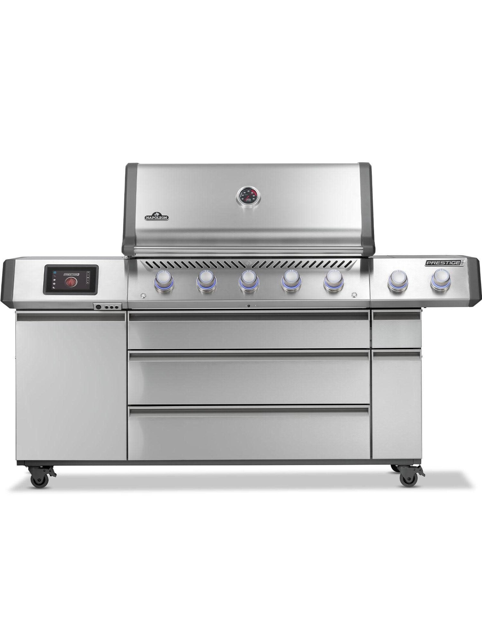 Napoleon Napoleon Prestige PRO 665 Elite 5-Burner Propane Grill w/ Smart Technology & Electric Smoker Box - PRO665VXRSIBPSS