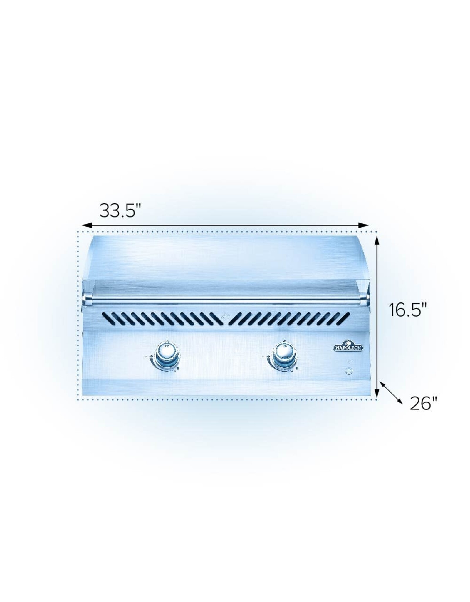 Napoleon Napoleon Built-In 700 Series 32" Griddle, Propane, Stainless Steel - BIG32FTPSS