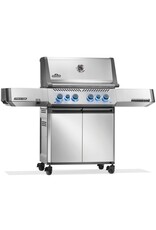 Napoleon Napoleon Prestige 500 Natural Gas Grill with Infrared Side and Rear Burner, Stainless Steel - P500VRSIBNSS