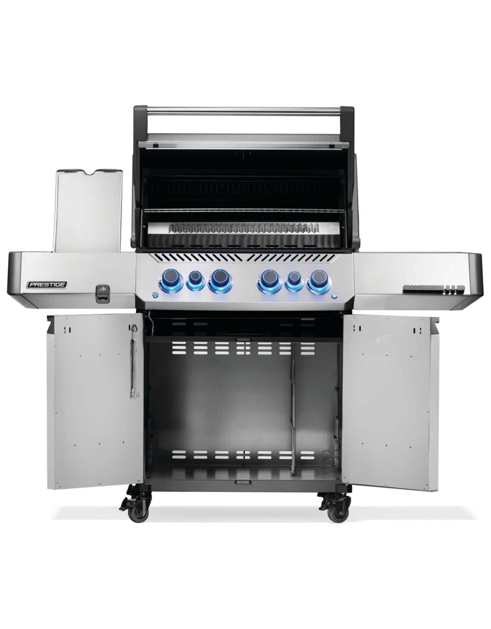 Napoleon Prestige 500 Natural Gas Grill with Infrared Side and Rear Burner, Stainless Steel - P500VRSIBNSS