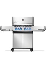 Napoleon Prestige 500 Natural Gas Grill with Infrared Side and Rear Burner, Stainless Steel - P500VRSIBNSS