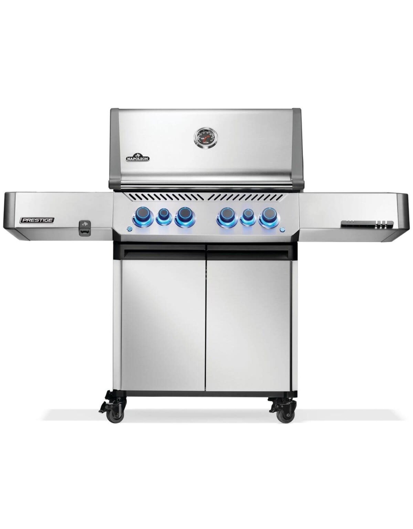 Napoleon Prestige 500 Natural Gas Grill with Infrared Side and Rear Burner, Stainless Steel - P500VRSIBNSS