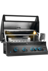 Napoleon Built-In 700 Series Gas Grill with Infrared Rear Burner  Matte Black Stainless Steel