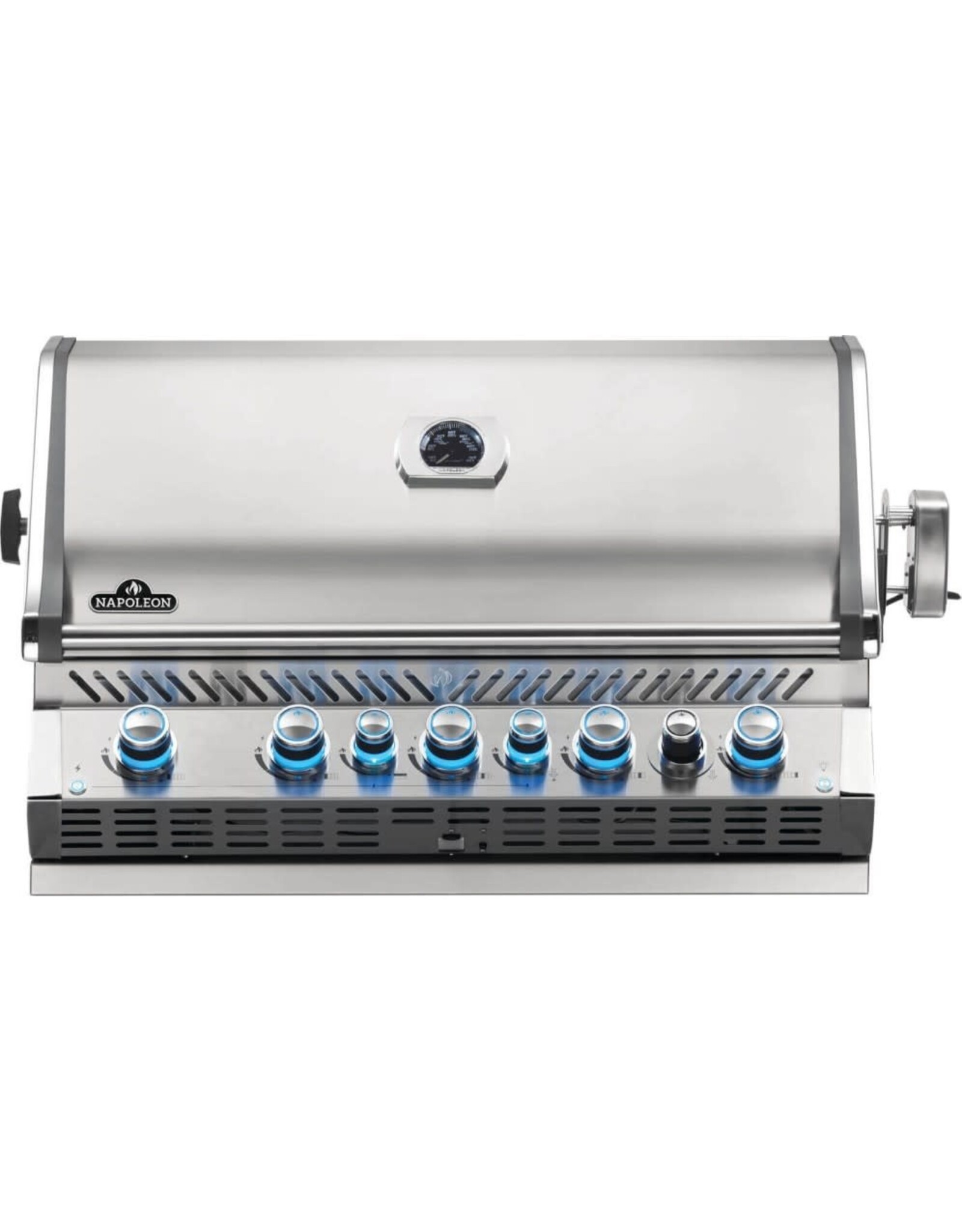 Napoleon Built-in Prestige PRO 665 Natural Gas Grill Head with Infrared Rear Burner, Stainless Steel - BIPRO665RBNSS-3