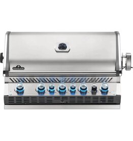 Napoleon Napoleon Built-in Prestige PRO 665 Natural Gas Grill Head with Infrared Rear Burner, Stainless Steel - BIPRO665RBNSS-3