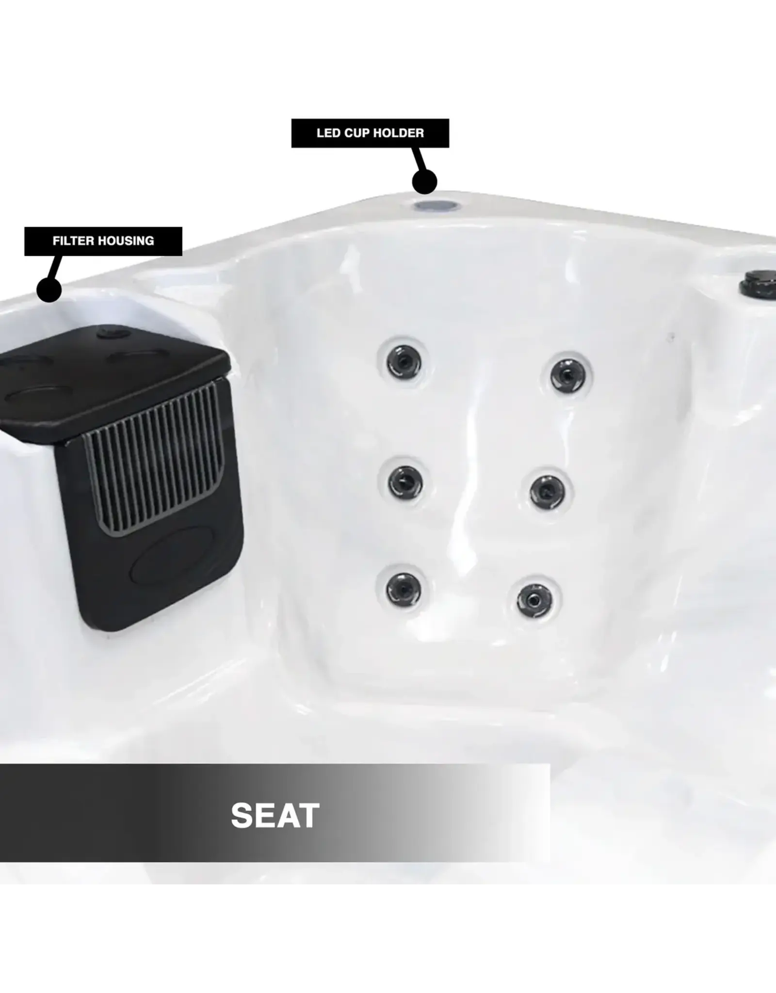 Great Lakes Spas Ontario 4-Person Hot Tub