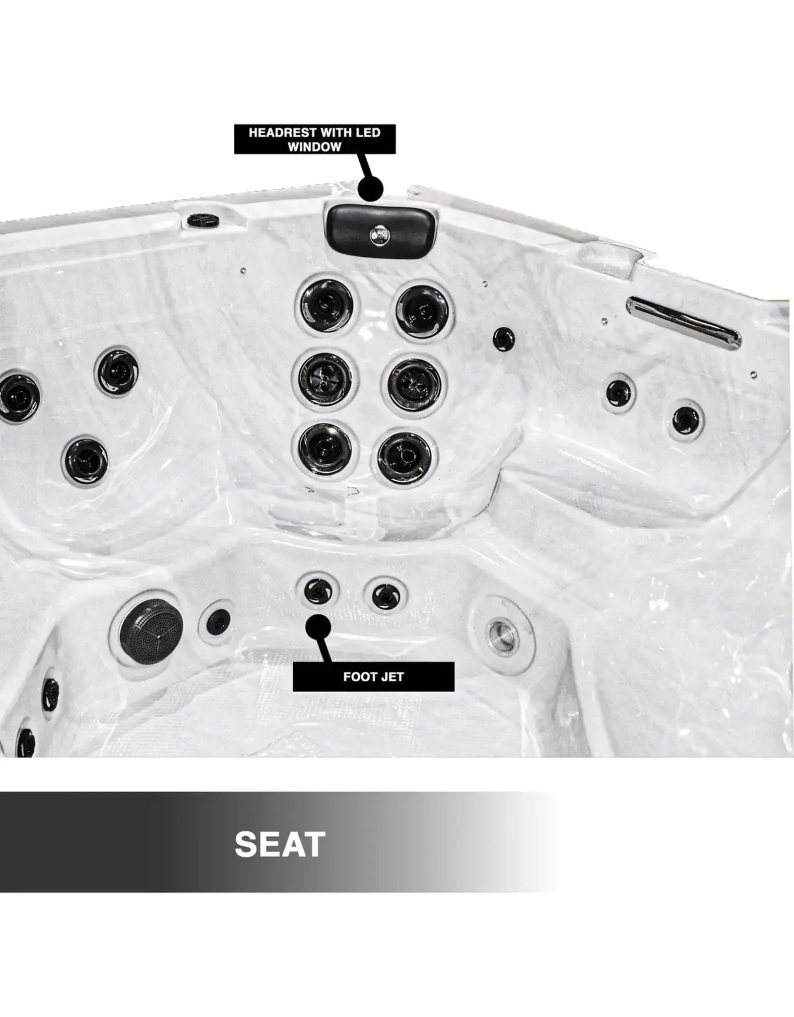Great Lakes Spas Great Lakes Spas - St. Clair 6-Person Hot Tub