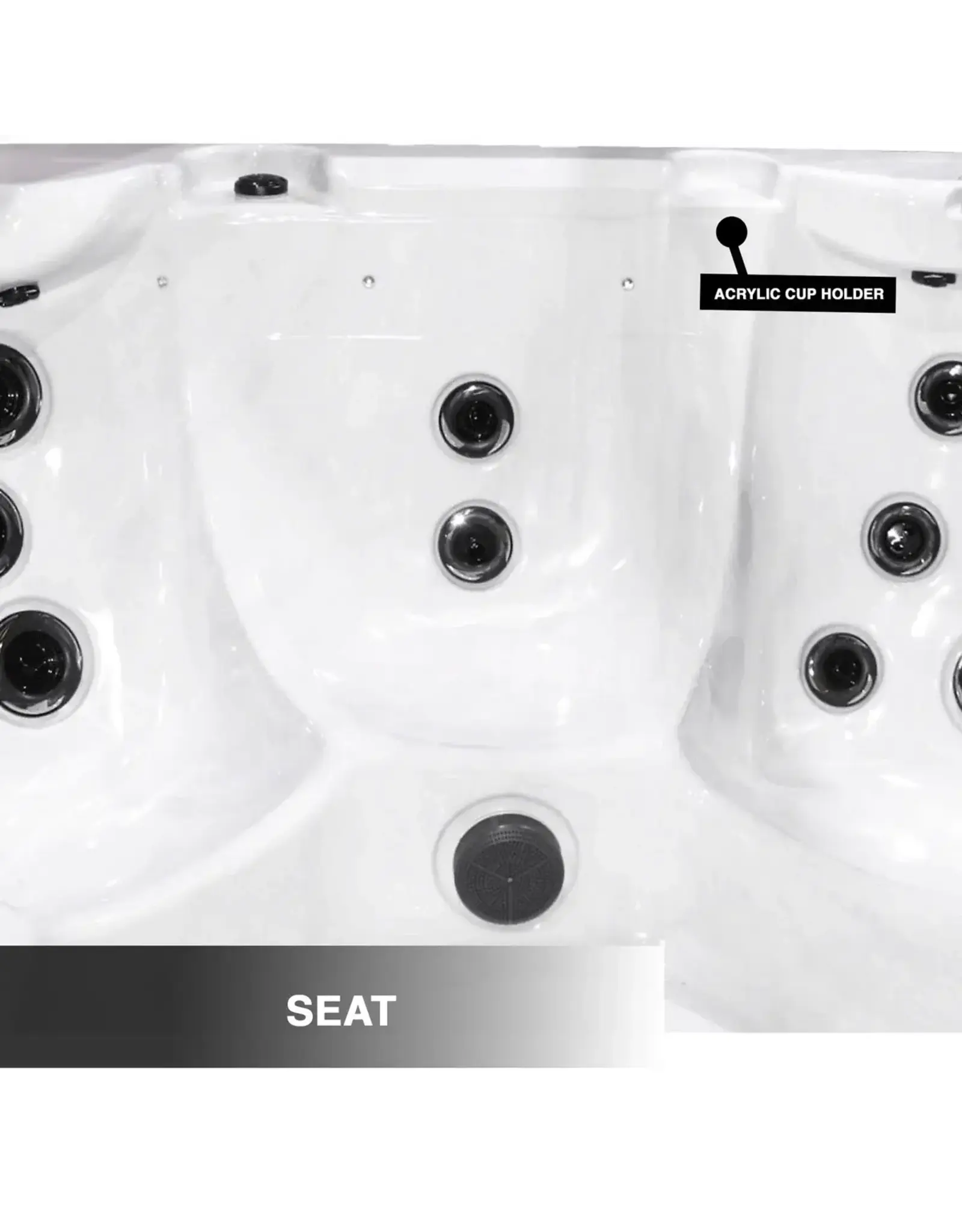 Great Lakes Spas Great Lakes Spas - St. Clair 6-Person Hot Tub