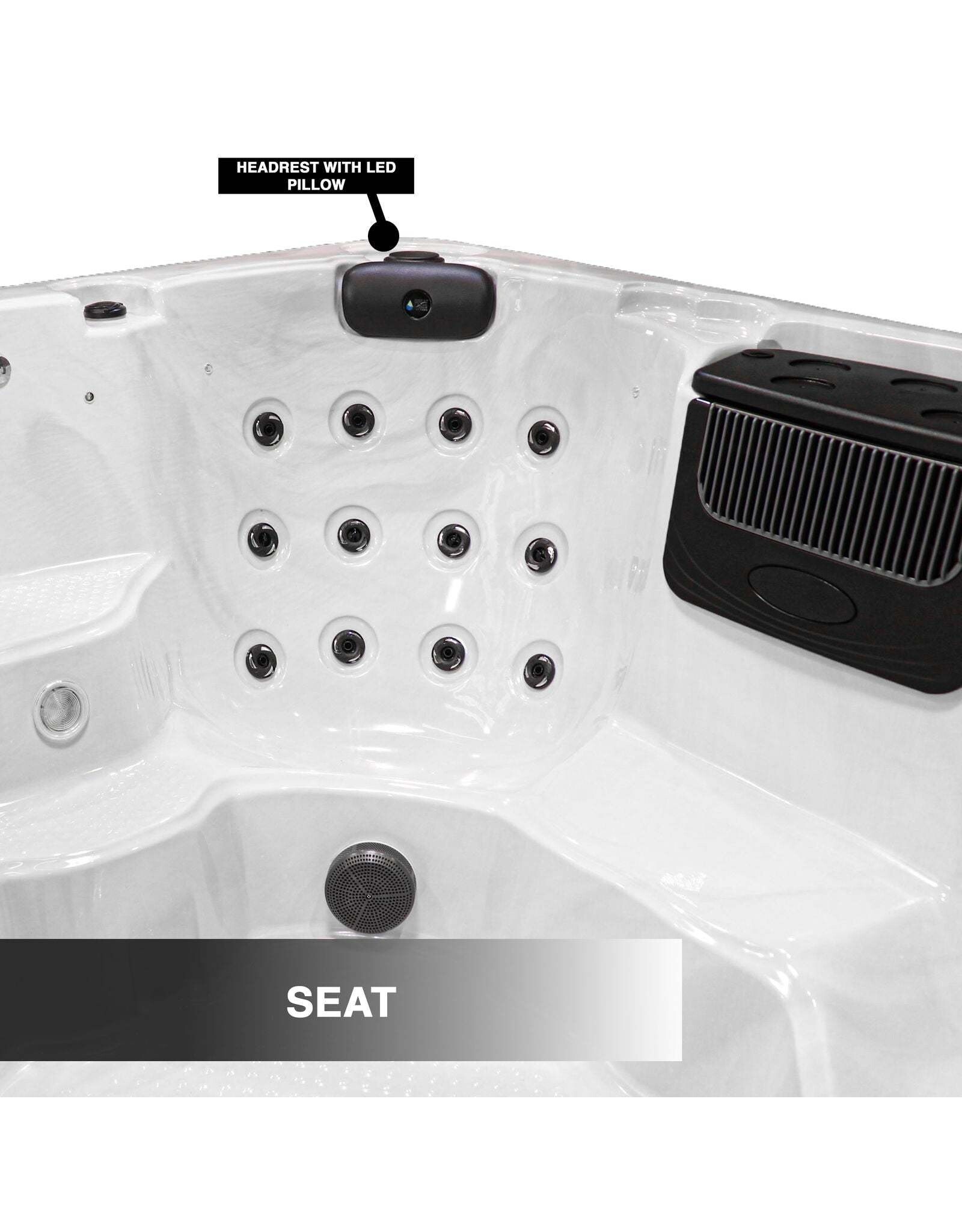 Great Lakes Spas Great Lakes Spas - Superior 7-Person 52-Jet Hot Tub