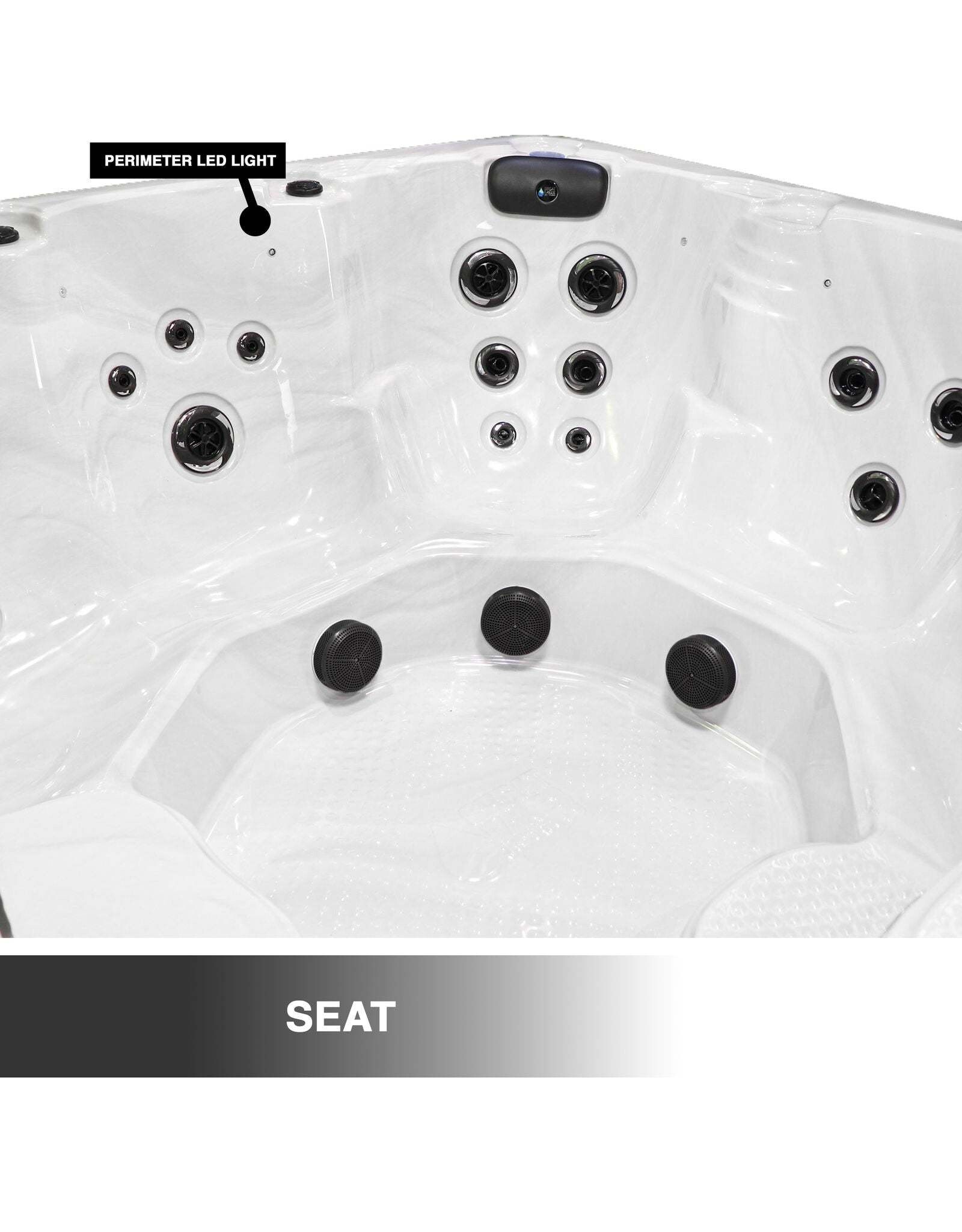 Great Lakes Spas Great Lakes Spas - Superior 7-Person 52-Jet Hot Tub