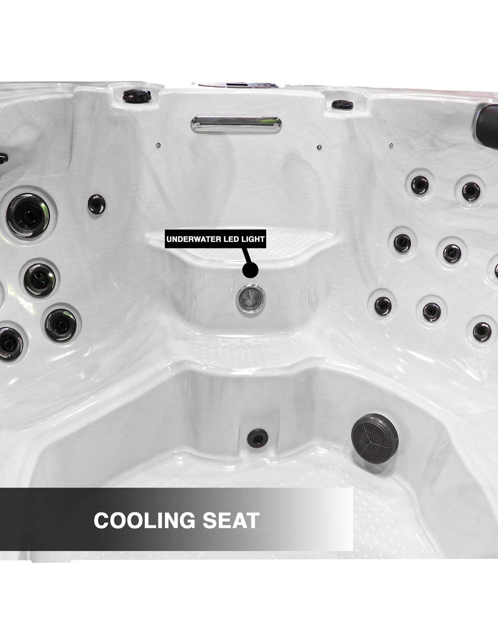Great Lakes Spas Great Lakes Spas - Superior 7-Person 52-Jet Hot Tub