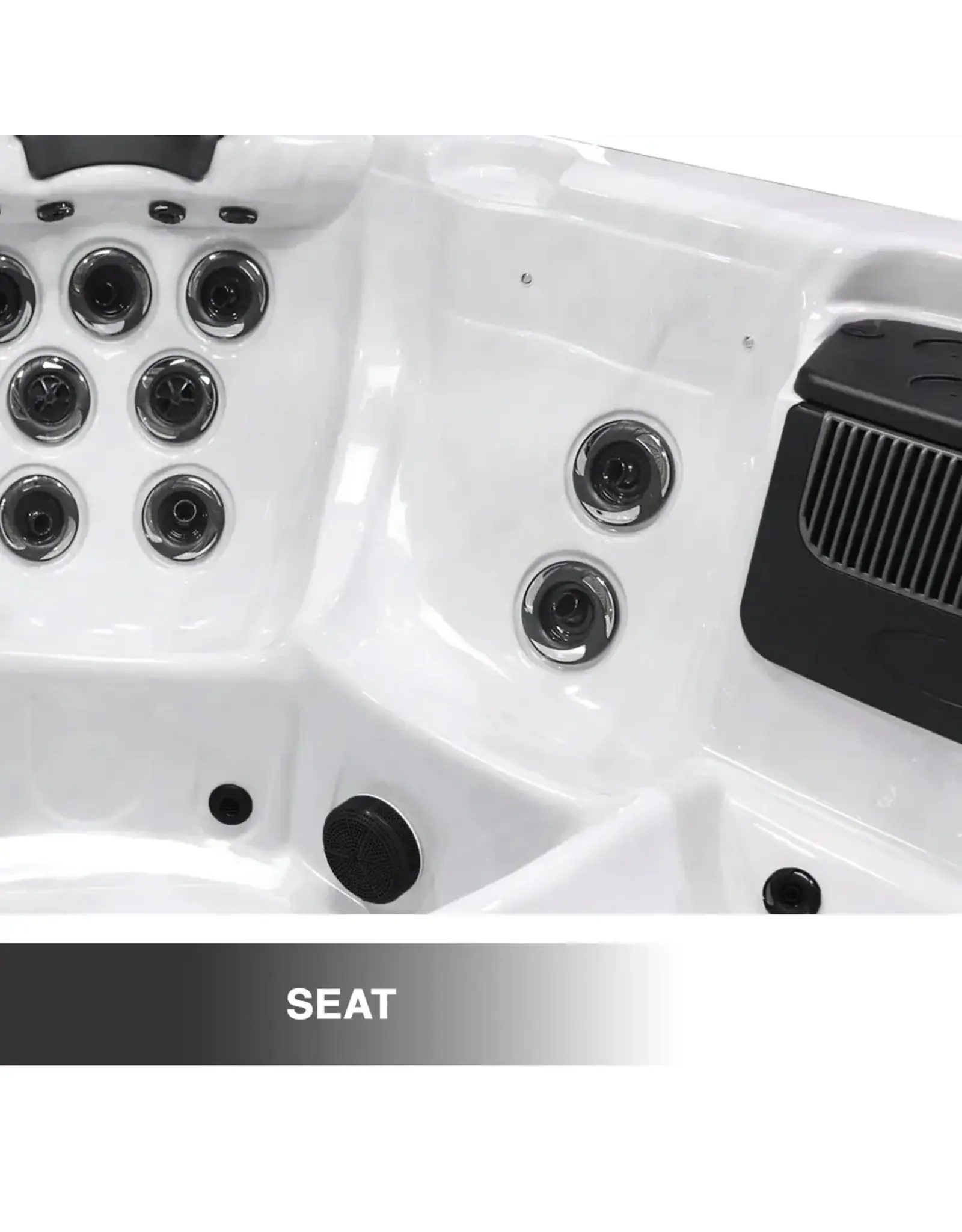 Great Lakes Spas Great Lakes Spas - Michigan Lounger 6-Person Hot Tub