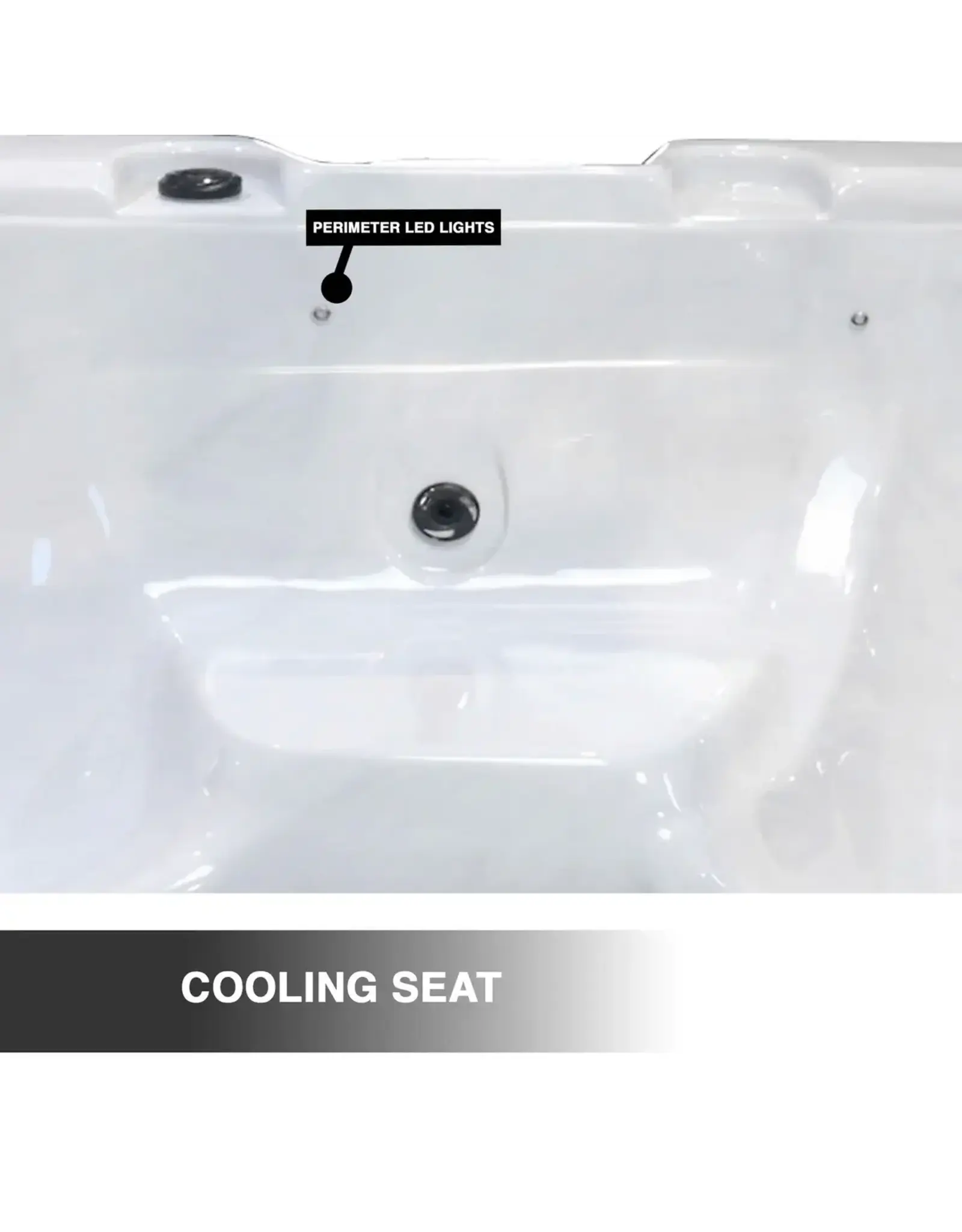 Great Lakes Spas Great Lakes Spas - Michigan Lounger 6-Person Hot Tub