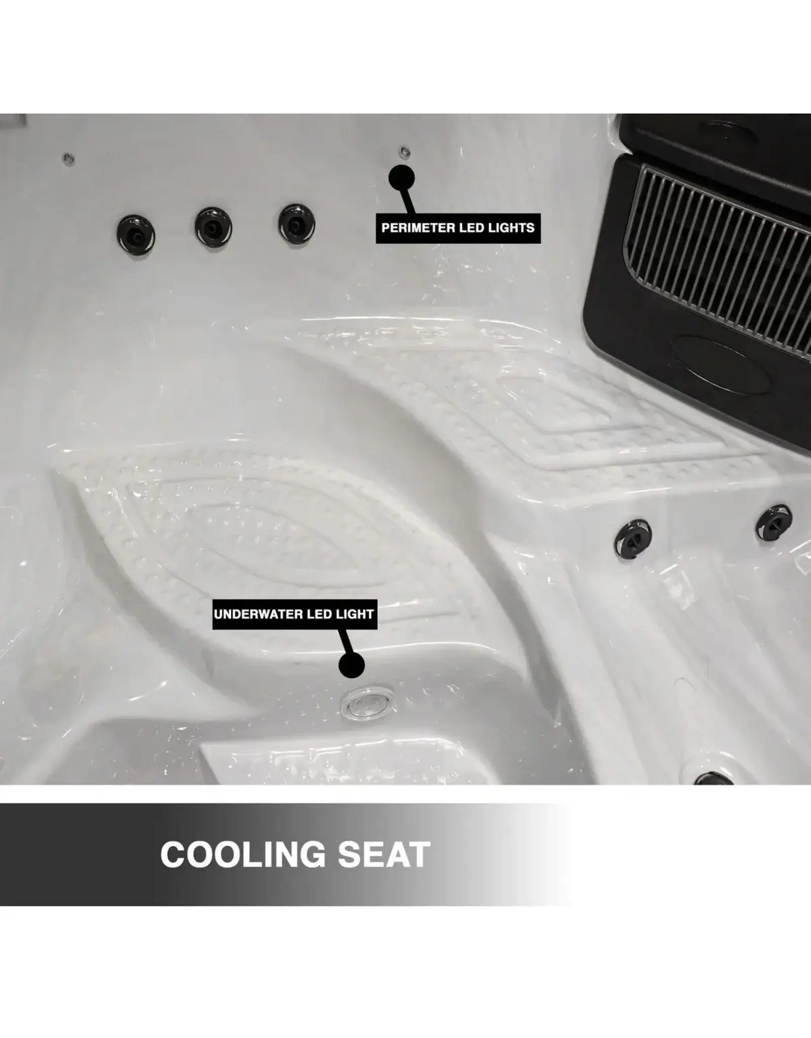 Great Lakes Spas Great Lakes Spas - Niagara Falls GL 7-Person 60-Jet Hot Tub