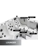 Great Lakes Spas Great Lakes Spas - St Lawrence 20ft GL 17-Person 73-Jet Swin Spa