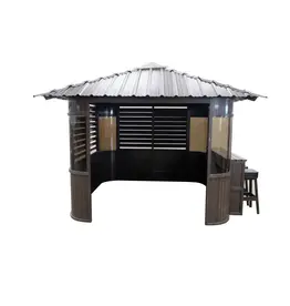 Great Lakes Spas Great Lakes Spas - Fraser Gazebo 10ft * 10ft - Coffee
