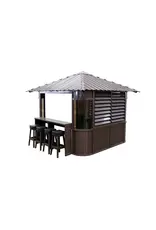 Great Lakes Spas Great Lakes Spas - Fraser Gazebo 10ft * 10ft - Coffee
