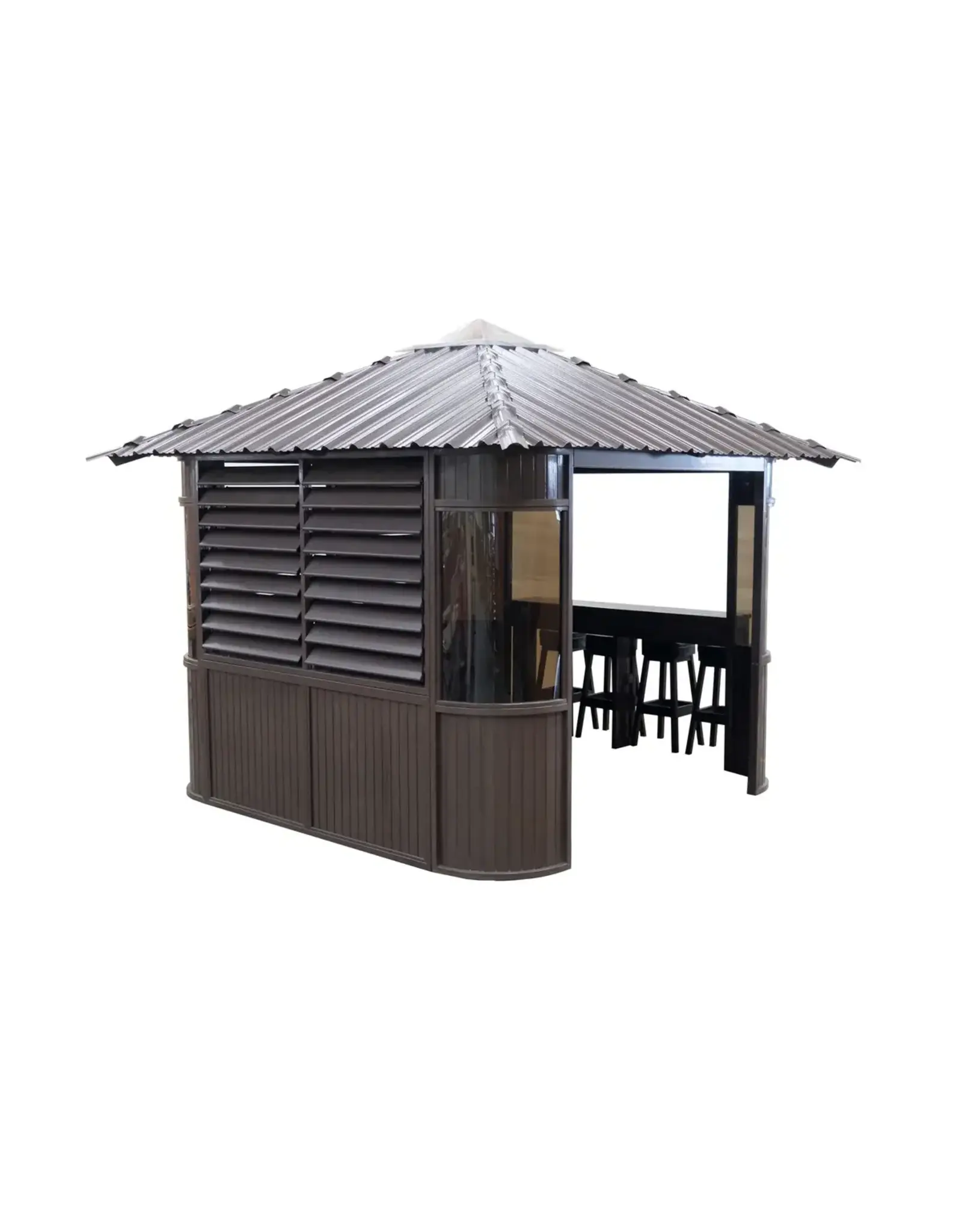 Great Lakes Spas Great Lakes Spas - Fraser Gazebo 10ft * 10ft - Coffee
