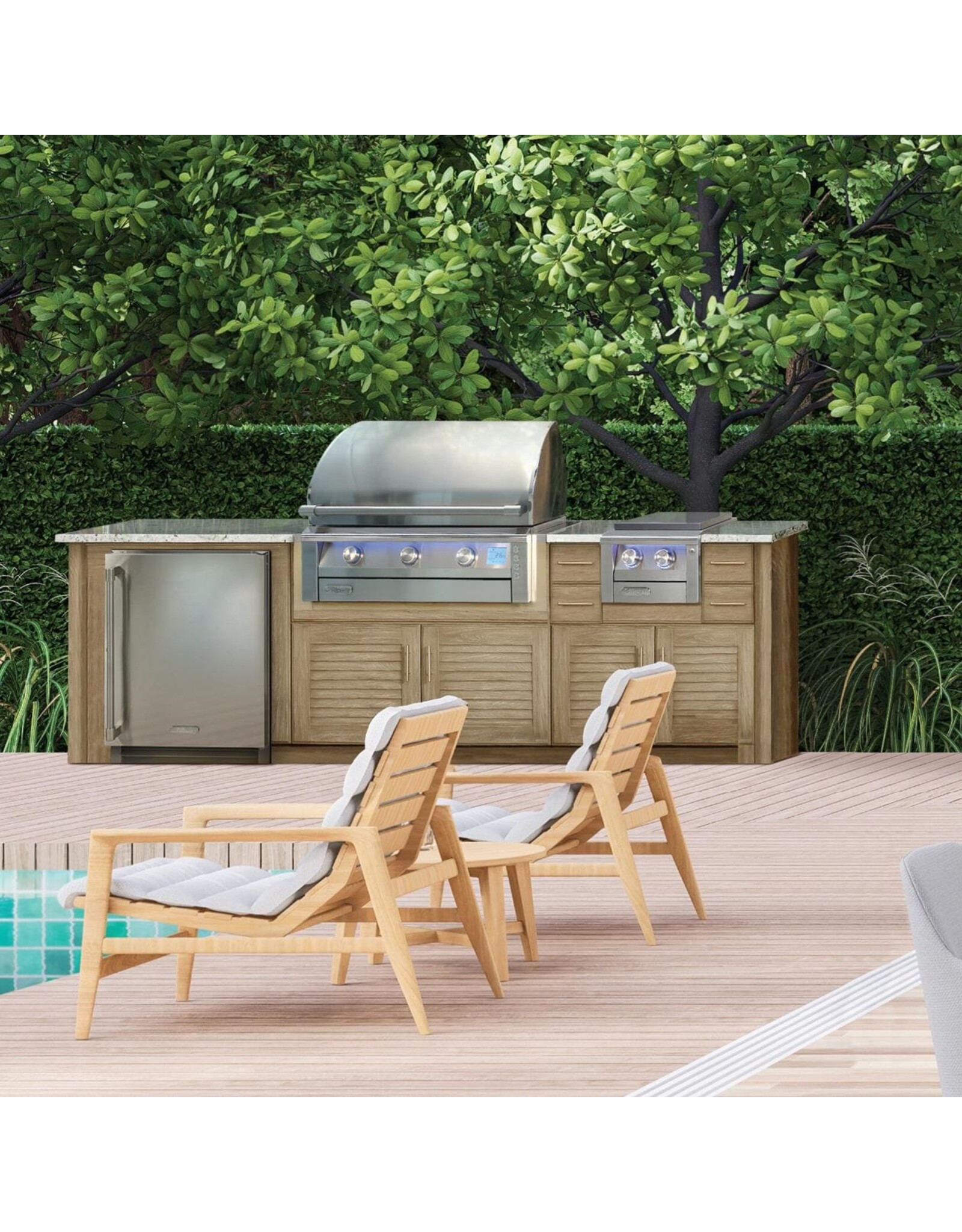 Alfresco Alfresco AIPG 36-in 3 Burner Built-In Propane Grill - AIPG-36-LP