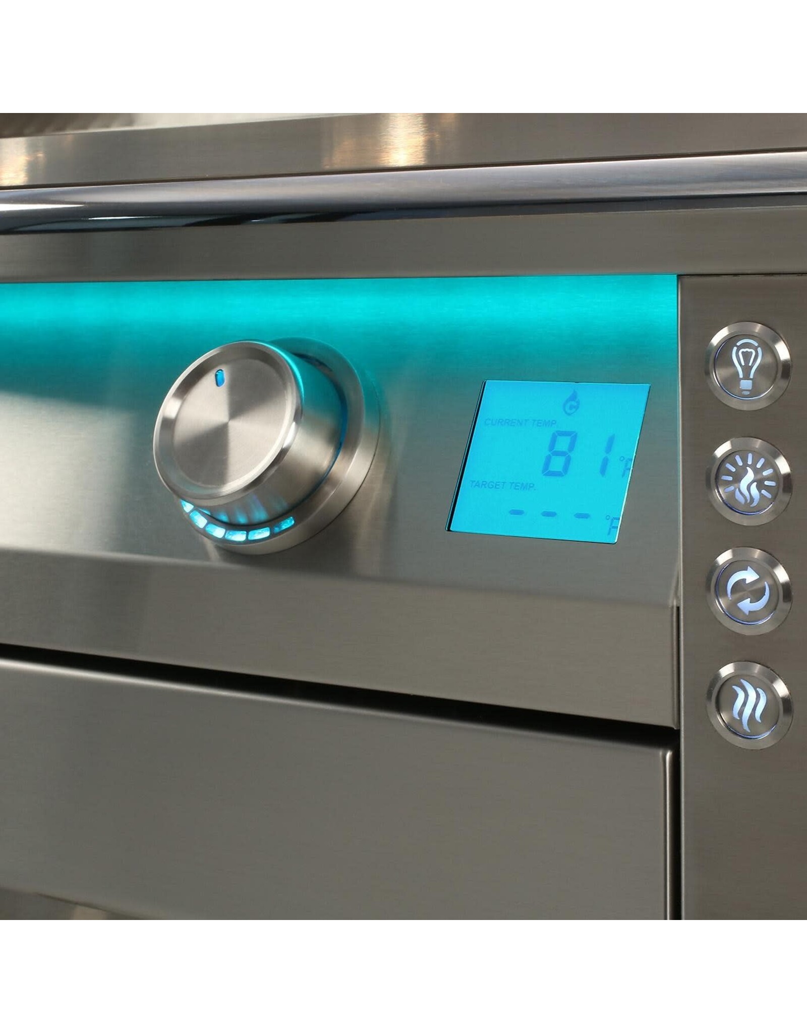 Alfresco Alfresco AIPG 36-in 3 Burner Built-In Propane Grill - AIPG-36-LP