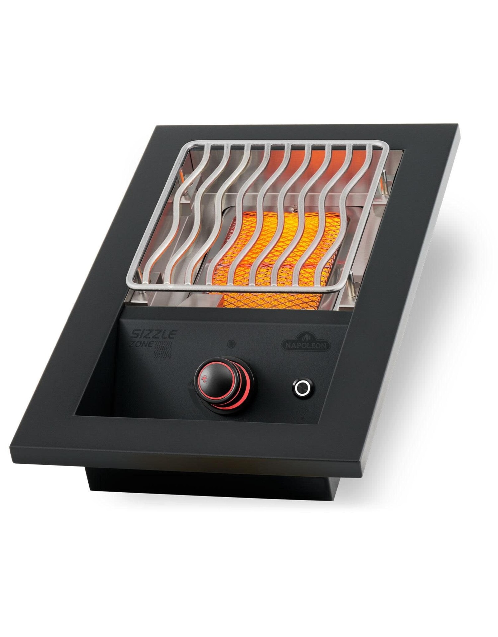 Napoleon Napoleon Built-In 700 Series 10" Single Infrared Burner Natural Gas, Matte Black - BIB10IRNMK