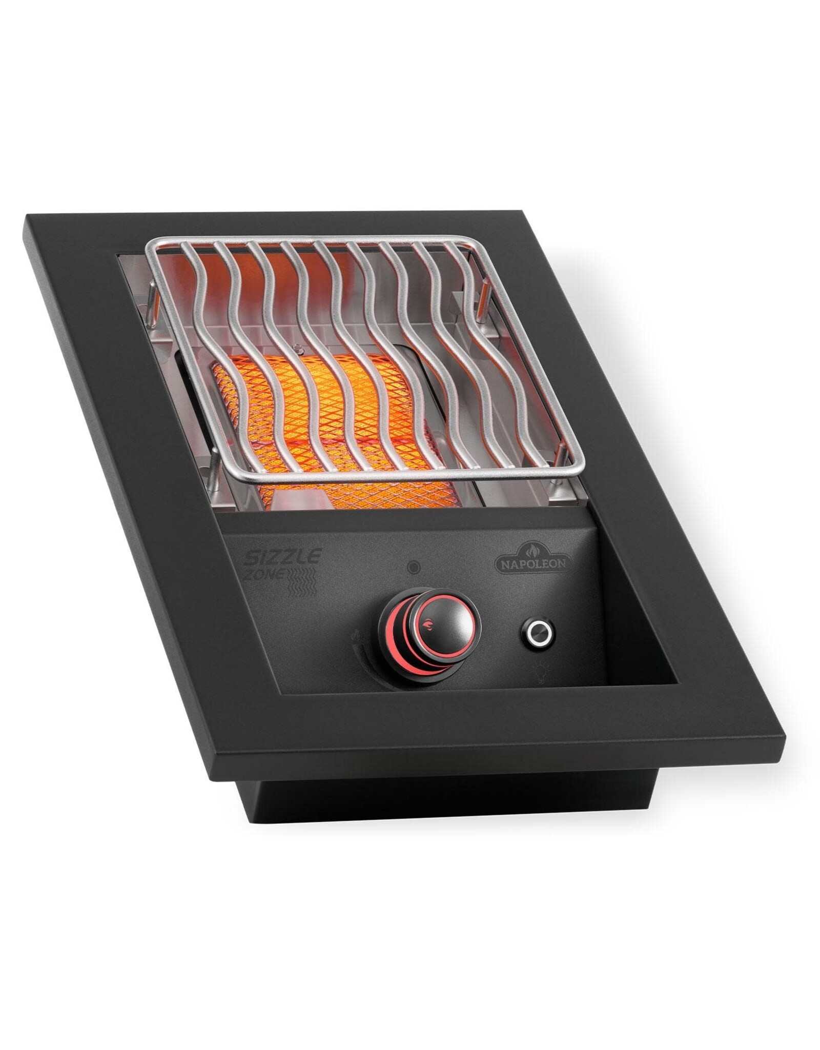 Napoleon Napoleon Built-In 700 Series 10" Single Infrared Burner Natural Gas, Matte Black - BIB10IRNMK