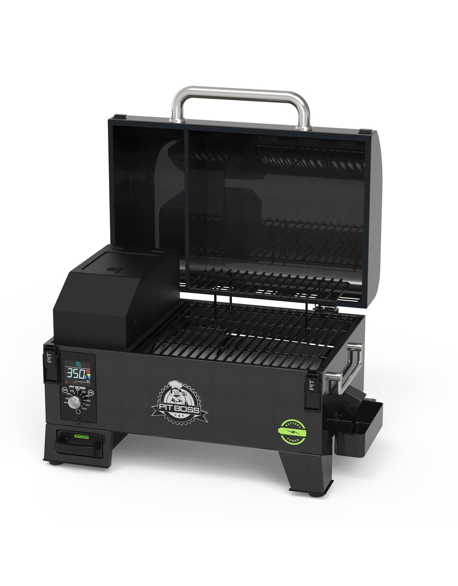 Pit Boss Pit Boss Table Top Pellet Grill - Battery Powered - 10798